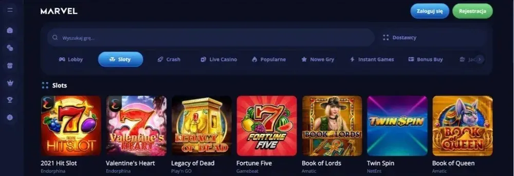Live Betting Marvel Casino